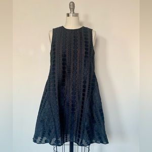 Donna Morgan Nordstrom NWT Dress Navy blue 
Polka dot.